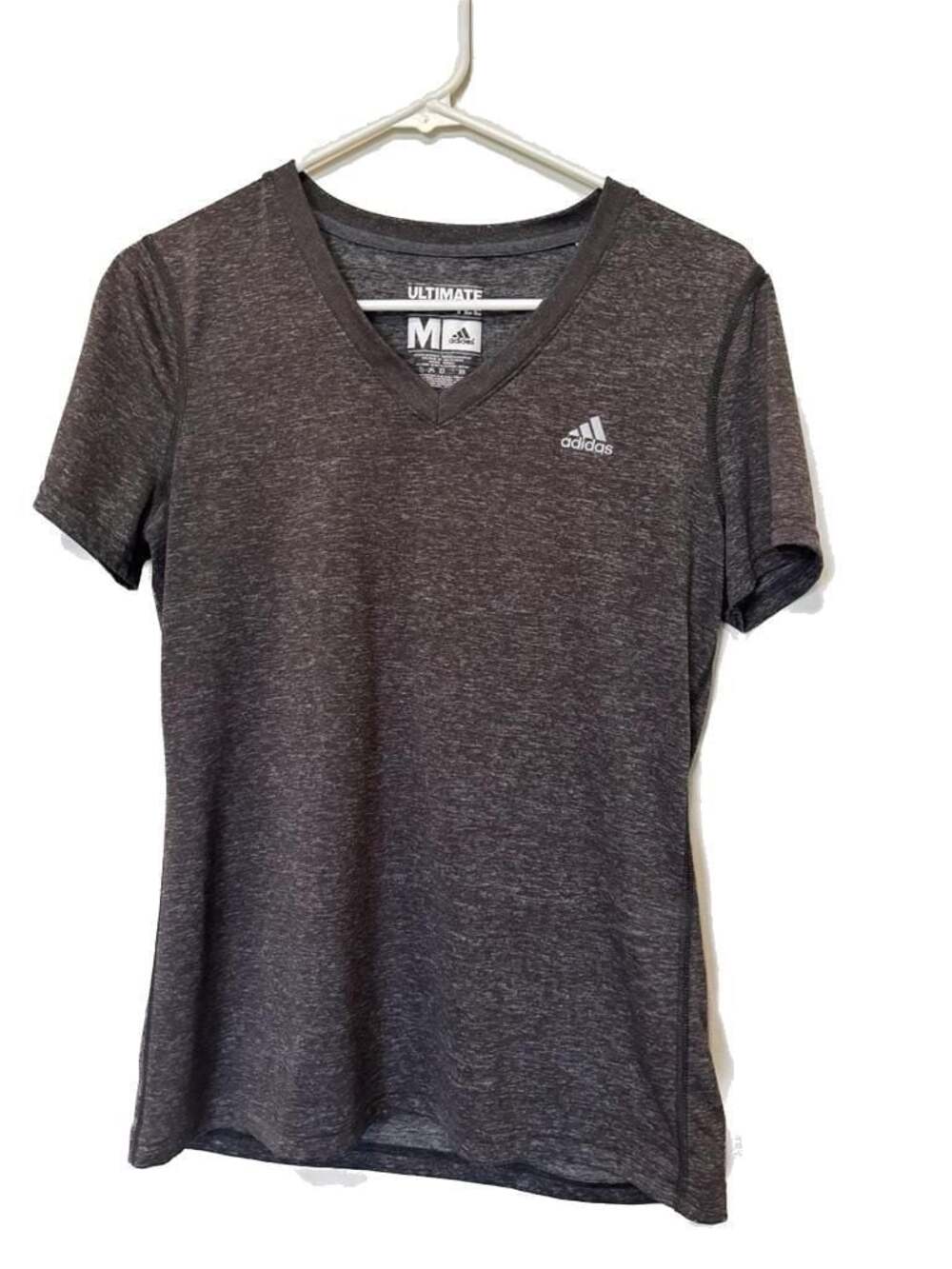 Adidas Women's Ultimate Short Sleeve V-Neck Performance Tee